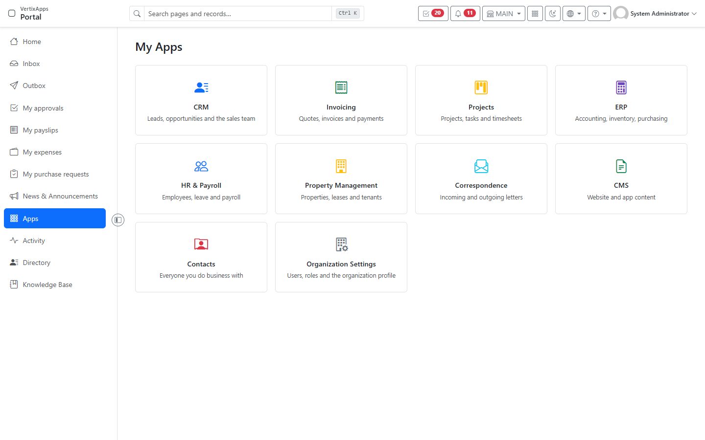 Screenshot of Portal